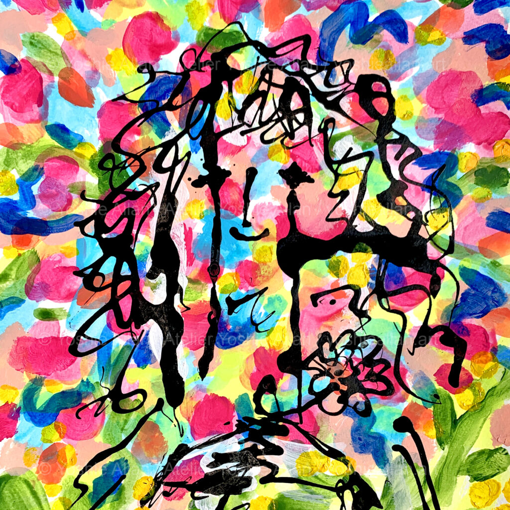 Tears of Joy, painting by visual artist Yoshie Allan