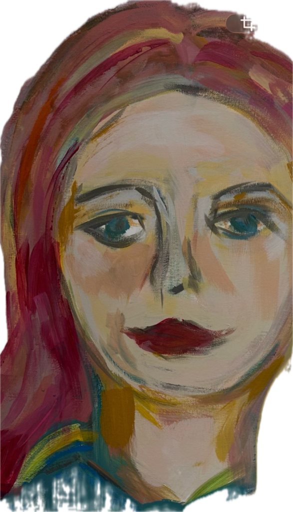 Juliet with pink hair