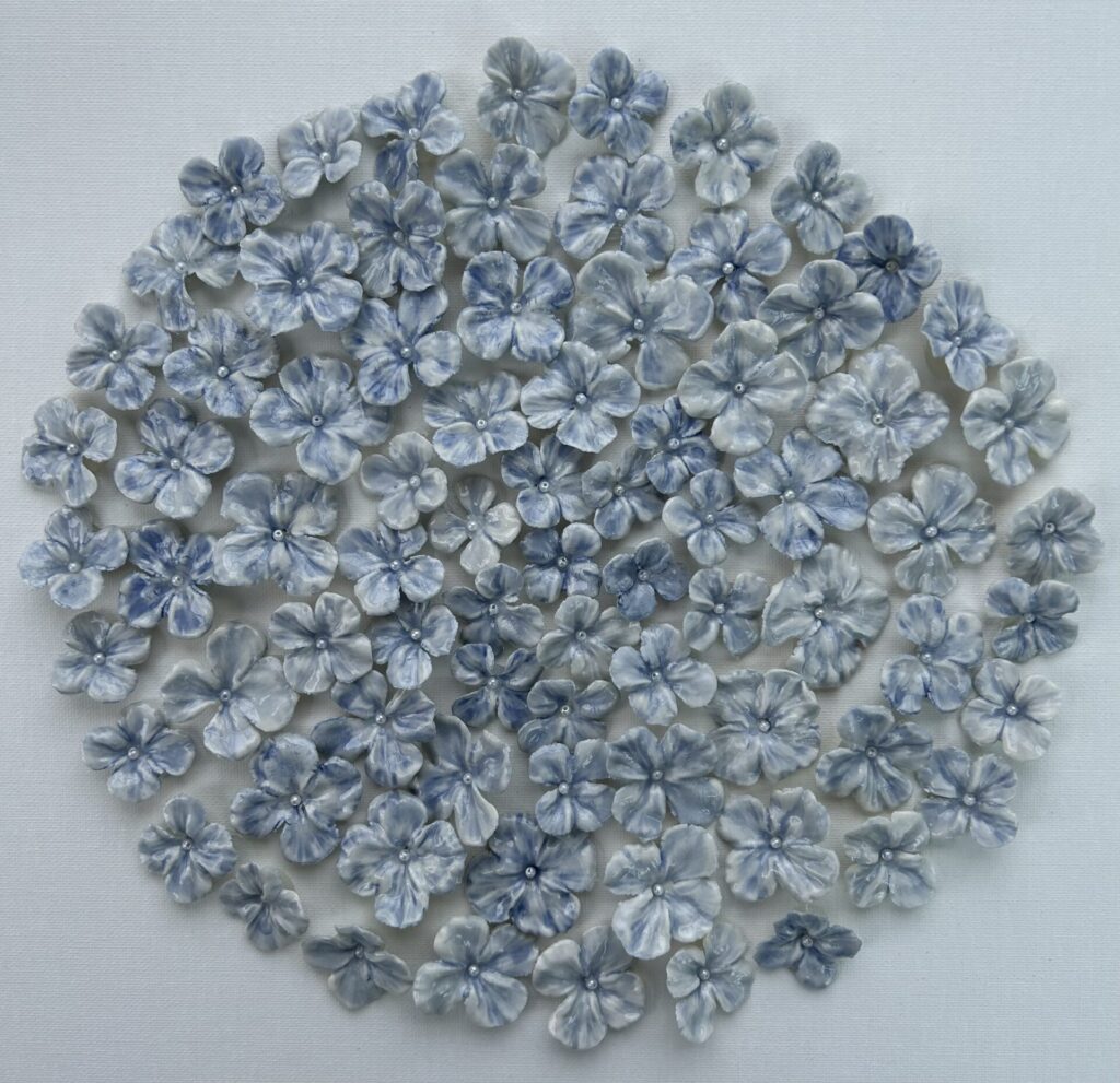 Porcelain Hydrangea flower