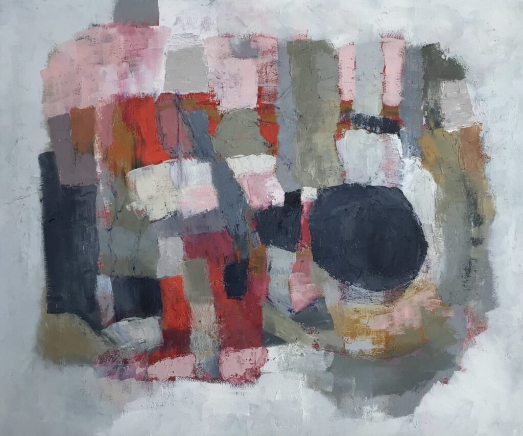 Abstract oil painting