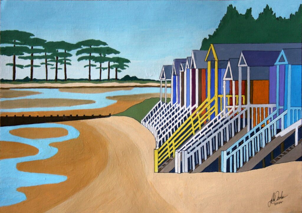 Beach huts at Wells-next-the-Sea, Norfolk