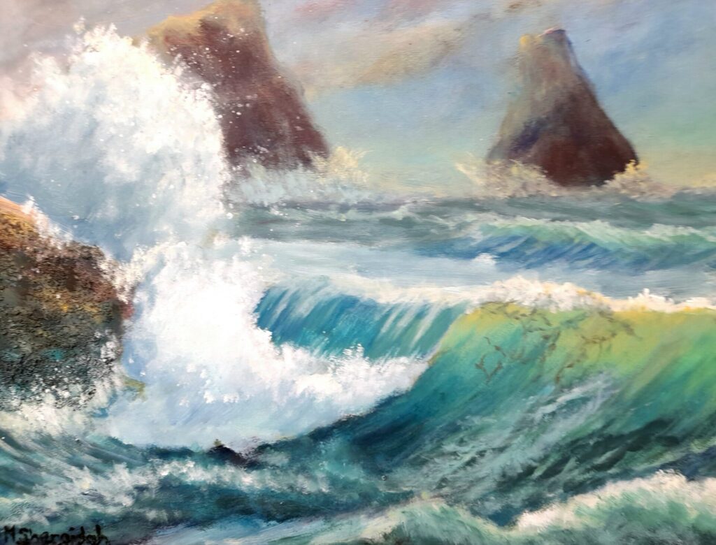Stormy sea Marian Sheraidah
