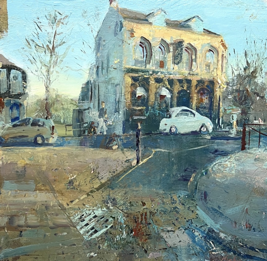 Harpenden Sundown painting