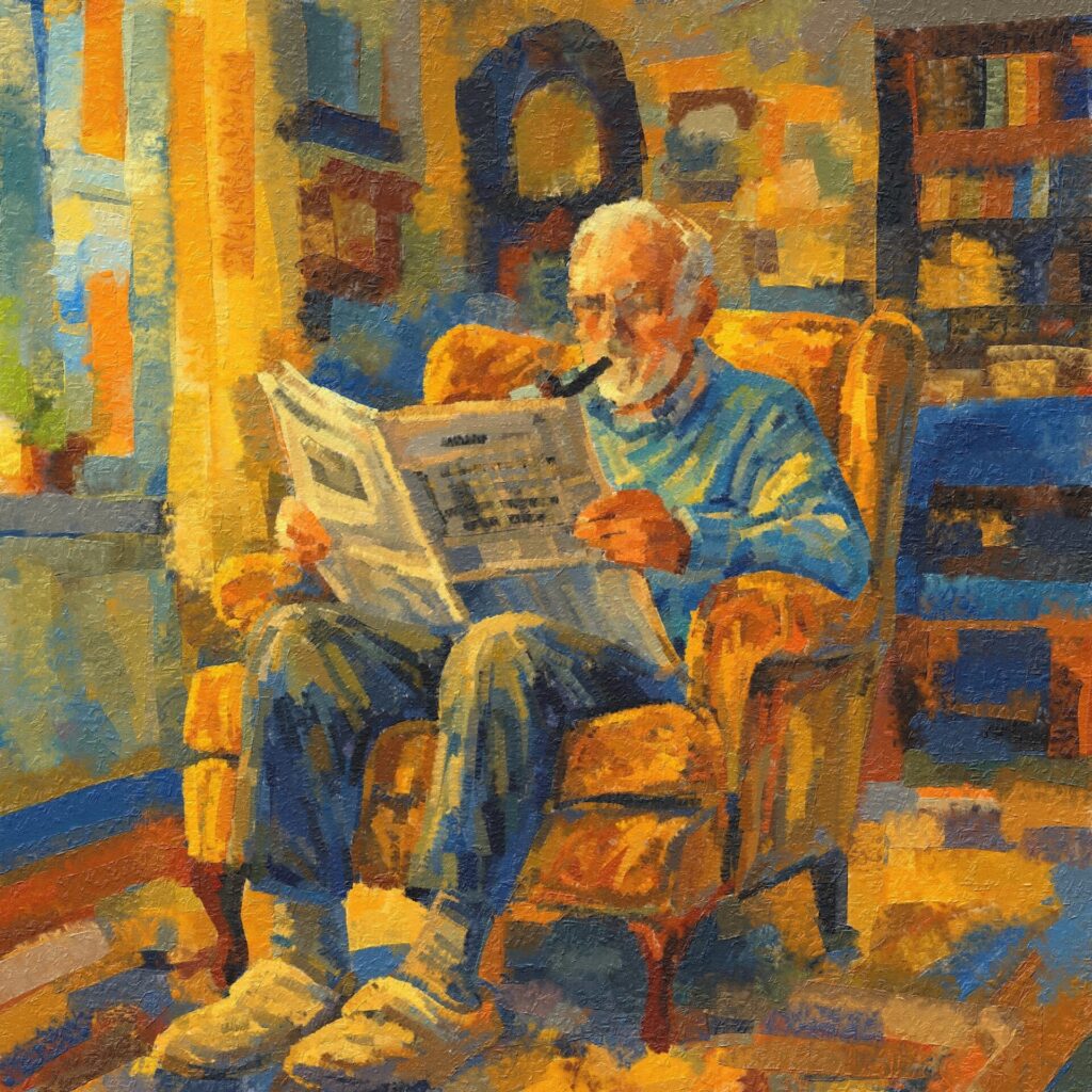 Old-Man-Reading-A-Newspaper-3