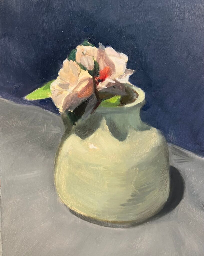Rose-in-Pale-Vase