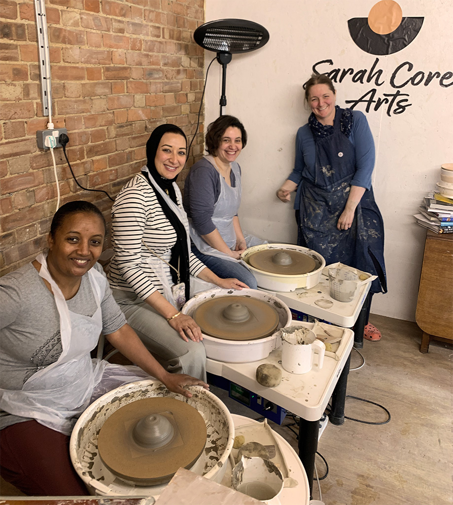 Pottery Throwing at Sarah Core Arts